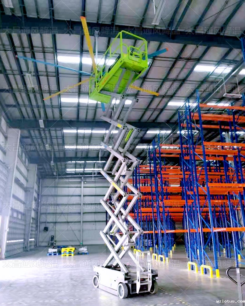 工业大风扇敞开式高大空间通风降温神器